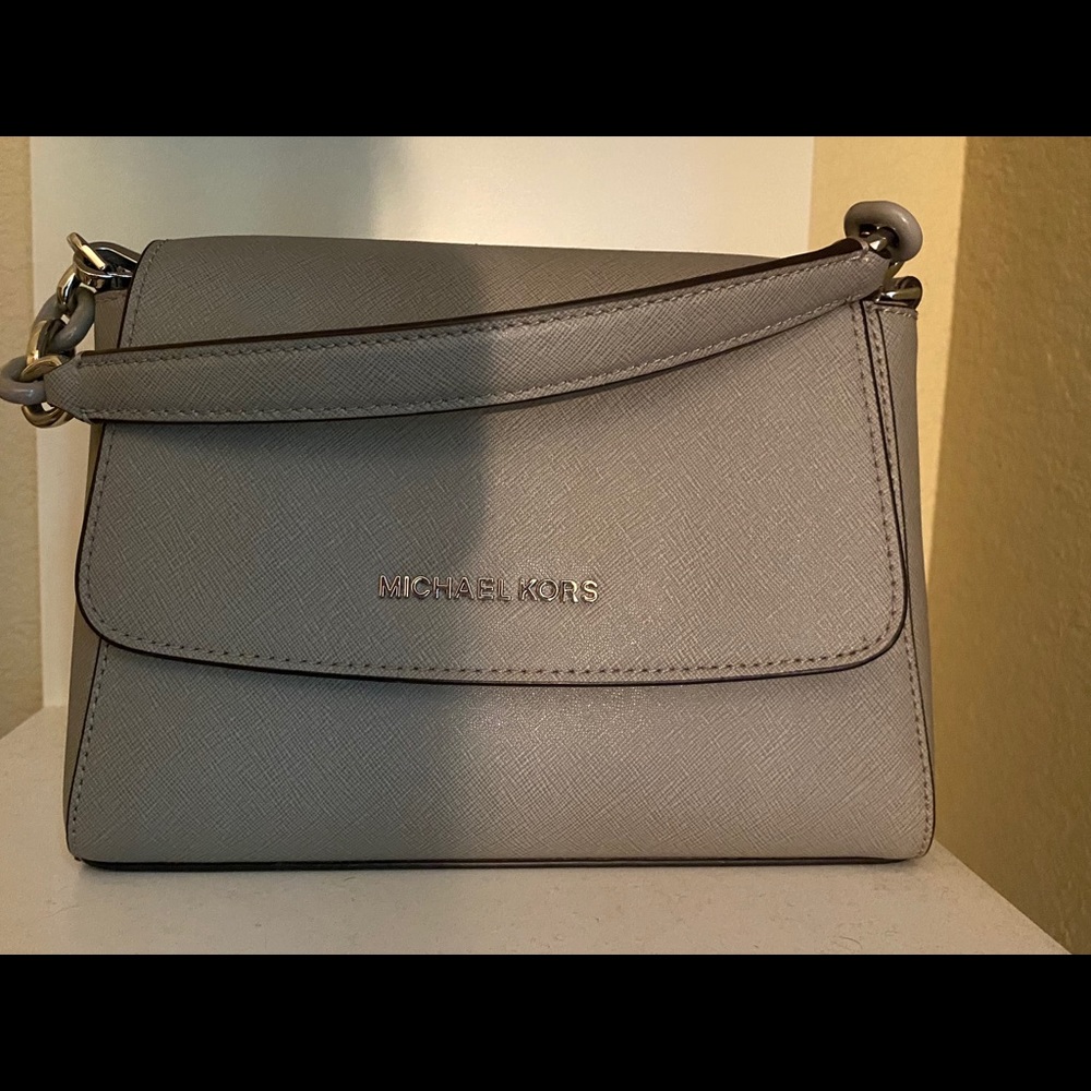 Gray Michael Kors Purse